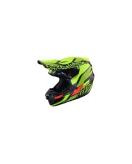 Troy Lee Designs SE5 ECE Carbon Helmet Mips - Omega schwarz-fluogelb
