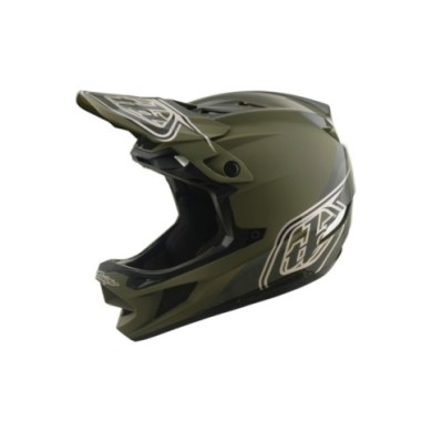 Troy Lee Designs Casco D4 Polyacrylite W Mips - Verde ombra