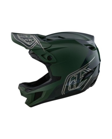 Troy Lee Designs D4 Polyacrylite Helmet - Shadow olive