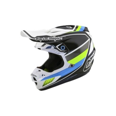 Troy Lee Designs SE5 Composite Helmet - Reverb weiss-blau