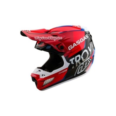 Troy Lee Designs SE5 ECE Composite Helmet - GASGAS Fumes rouge-noir