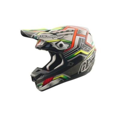 Troy Lee Designs SE5 ECE Composite Helmet - Lowrider gris