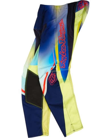 Troy Lee Designs Pantaloni Youth GP PRO - Drip giallo-blu navy