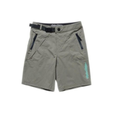 Troy Lee Designs Pantaloncini Youth Skyline Trail Shell - Verde monocromatico