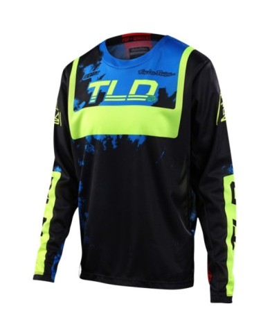 Troy Lee Designs Maglia Youth GP - Astro nero-giallo