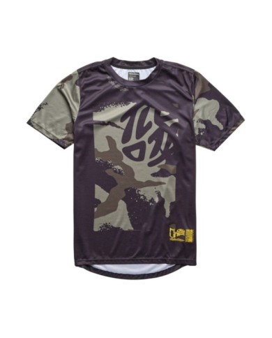 Troy Lee Designs Flowline SS Jersey - Condfined schwarz