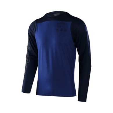 Troy Lee Designs Skyline LS Chill Jersey - Mono True Blue XL True
