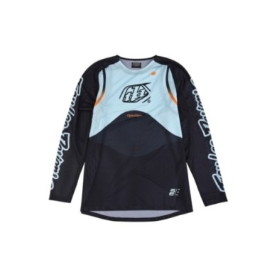 Troy Lee Designs SE PRO AIR Jersey - Pinned schwarz-türkis