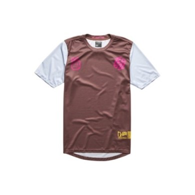 Troy Lee Designs Youth Flowline SS Jersey marron