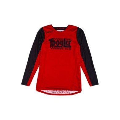 Troy Lee Designs Maglia SCOUT GP - Big Lee nero-arancione