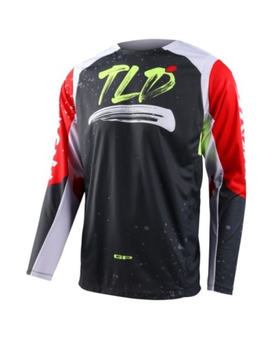 Troy Lee Designs GP PRO Jersey - Partical schwarz-rot