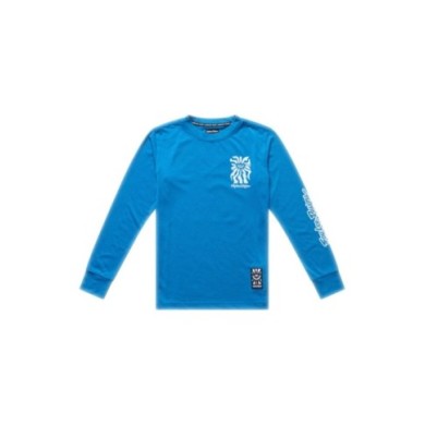 Troy Lee Designs Maglietta a maniche lunghe Youth Skyline Ride - One Eye blu