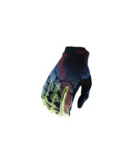 Troy Lee Designs Youth Air Glove - Drip jaune-bleu