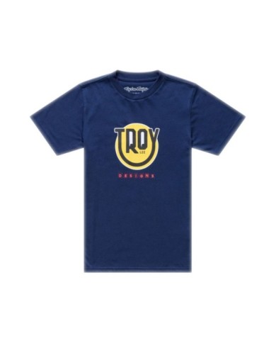 Troy Lee Designs Youth Short Sleeve Tee - Happy Dayz dark blue