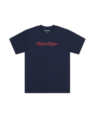 Troy Lee Designs Maglietta a maniche corte per ragazzi - Signature blu navy