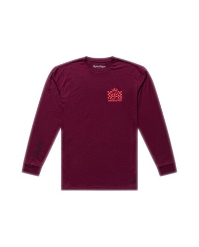 Troy Lee Designs Long Sleeve Tee - Friday Night violet