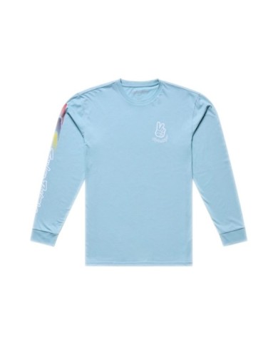 Troy Lee Designs Long Sleeve Tee - Deuces blue
