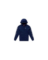 Troy Lee Designs Felpa con cappuccio e zip - Distintivo blu scuro-verde