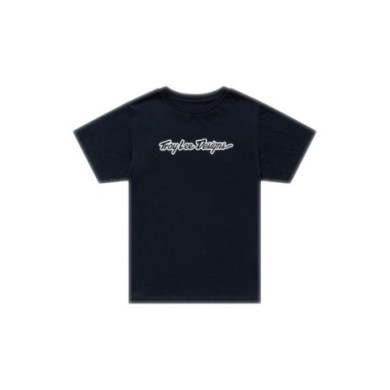 Troy Lee Designs Maglietta a maniche corte da donna - Signature nera