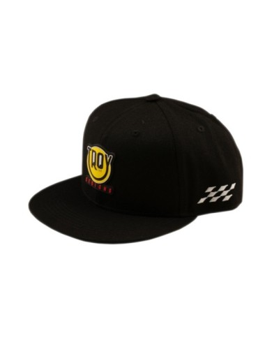 Troy Lee Designs Happy Dayz Flat Bill Snapback - Black