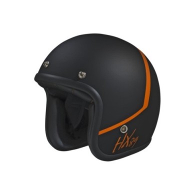casco iXS Jet iXS89 2.0 nero opaco-arancione