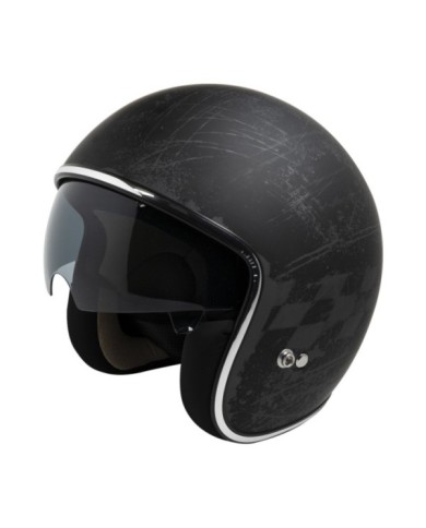 casco iXS Jet iXS77 2,5 mat nero-grigio