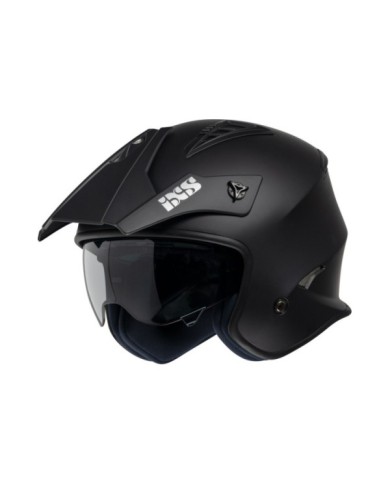 iXS Casque jet iXS114 3.0 noir mat