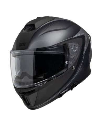casco integrale iXS Rapid 1.0 Graphic antracite opaco