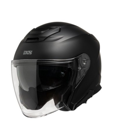 casco iXS Rapid J 1.0 Jet nero opaco gessato