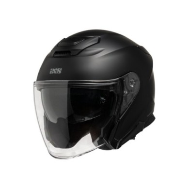 casco iXS Rapid J 1.0 Jet nero opaco gessato