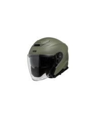 casco jet iXS Rapid J 1.0 oliva opaco gessato