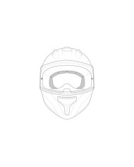 fodera per casco iXS Rapid 2.0 FF nero