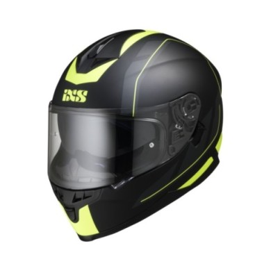 iXS Casque intégrale iXS1100 2.0 noir mat-jaune fluo