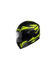 casco integrale iXS iXS1100 2.3 nero opaco giallo neon