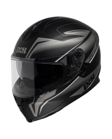 casco integrale iXS iXS1100 2.3 nero-grigio opaco