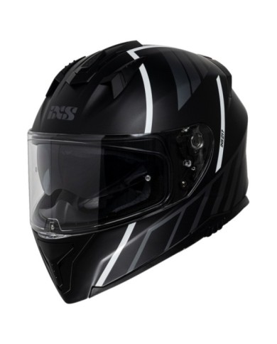 casco integrale iXS iXS217 2.0 nero opaco-bianco