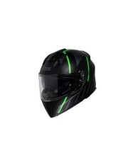 casco integrale iXS iXS217 2.0 nero opaco-verde fluorescente