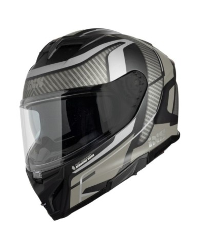 casco integrale iXS iXS912 SV 2.0 Blade nero-argento opaco
