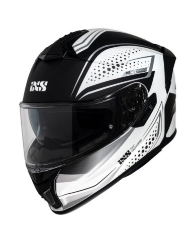 casco integrale iXS iXS422 FG 2.2 bianco-grigio opaco