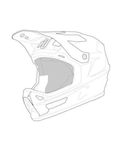 iXS Trigger MX 1.0 Mips Helmfutter schwarz