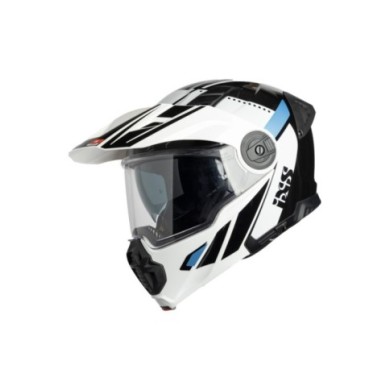 casco aperto iXS Venture 1.0 nero-bianco-antracite