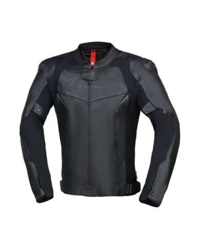 giacca in pelle nera iXS Ace 1.0