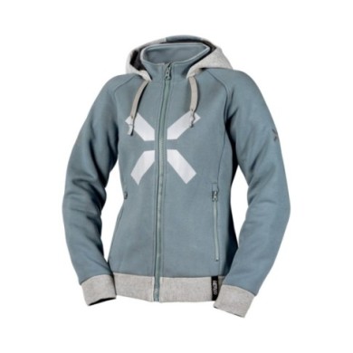iXS iXS Rapid 1.0 WMS felpa con cappuccio blu-grigio freddo