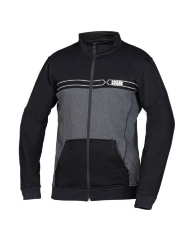 giacca iXS Zip iXS-Team nero-grigio
