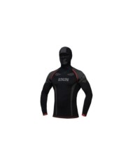 iXS Underwear 365 Felpa con cappuccio nero-grigio XL