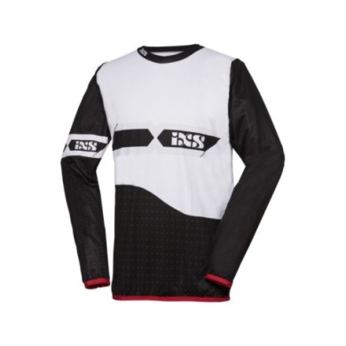 iXS Cross Shirt RedBud nero bianco
