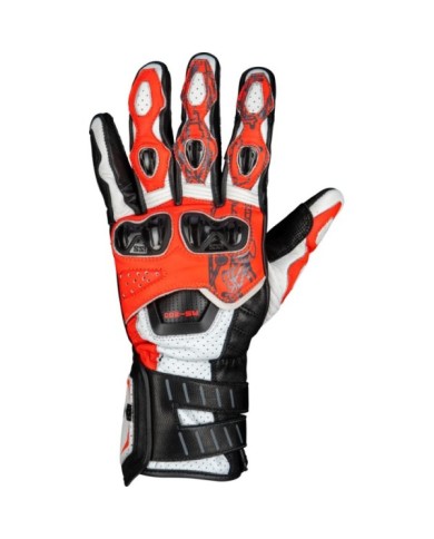 guanto iXS Sport RS-200 3.0 bianco-rosso-nero