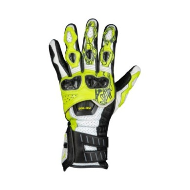 iXS Sport Gant RS-200 3.0 blanc-neon jaune-noir
