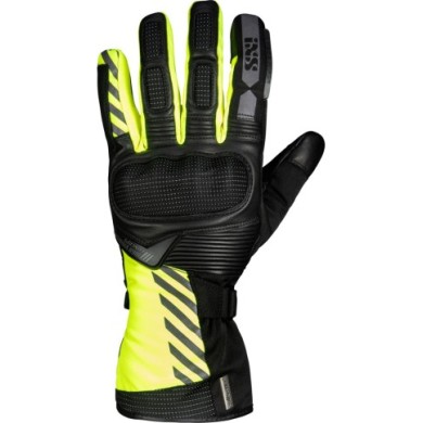 guanto iXS Tour Glasgow-ST 2.0 nero-giallo neon