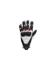 guanti in pelle iXS Rapid 1.0 nero-bianco-rosso